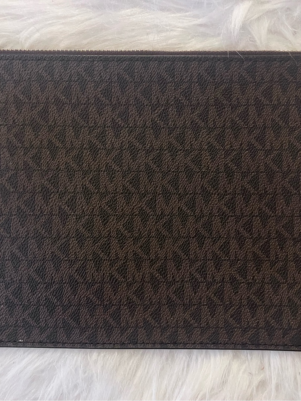 Michael Kors Brown Signature Mini bag/wristlet